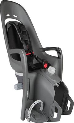 Превью  Велокресло детское HAMAX Zenith Relax with Carrier Adapter Grey/Black на багажник 22 кг (HAM553061)
